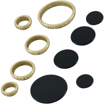 KIT PIATTELLI + ANELLI PER...